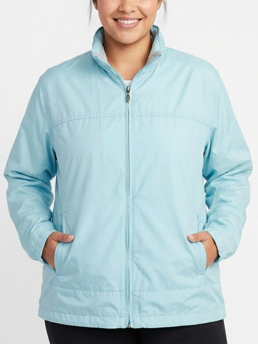 Nike Track Jacket Windbreaker Packable Hood Fully Lined Tiffany Light Blue XL